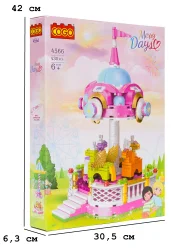 Конструктор "Дівчатка" (430 елм.) Карусель / COGO