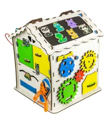 Будиночок розвиваючий. Бізіборд B006, 30х30х40