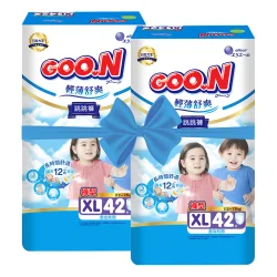 Трусики-підгузки GOO.N Slim & Comfortable для дітей 12-17 кг (розмір 5(XL), унісекс, 84 шт)