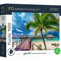 Пазли - (1000 елм.) - Безмежна колекція: "Райський пляж, Бора-Бора"