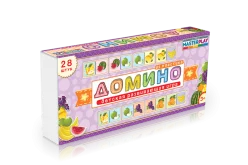 Дитяча настільна гра доміно "Фрукти" 1-092 від 3х років