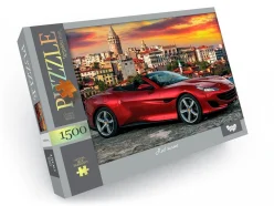 Пазли C1500-04-01-10, 1500 елементів  Червоне авто