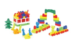 Дитячий конструктор з великими деталями "Майстер Блок" 1-028, 113 дет.