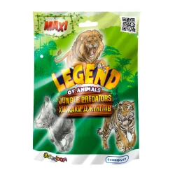 Стретч-іграшка у вигляді тварини серії "LEGEND OF ANIMALS МАКСІ" – ХИЖАКИ ДЖУНГЛІВ (у диспл.)