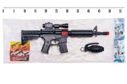 Іграшковий автомат-тріскачка "M16" з гранатою Golden Gun 803