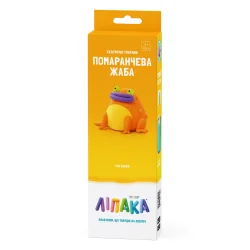 Набір пластиліну, що самостійно твердіє, ЛІПАКА - ЕКЗОТИЧНІ ТВАРИНИ: ПОМАРАНЧЕВА ЖАБА