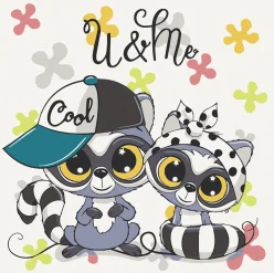 Картина за номерами. Art Craft "Круті єноти"30х30 см 15535-AC