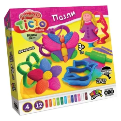 Набір для творчості "Тісто для ліплення Master Do" ПАЗЛИ TMD-11-01U з формочками  Метелик