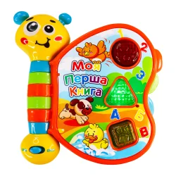 Двомовна іграшка, що розвиває, KIDDI SMART – МОЯ ПЕРША КНИГА (українська та англійська)