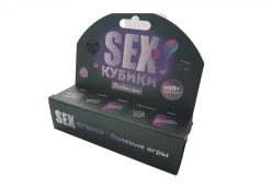 Настільна гра для дорослих "SEXКубики: Рольові ігри" 0034FGS, 18+