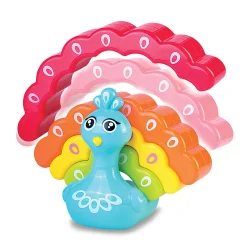 Іграшка-балансир, що розвиває KIDDI SMART – ВЕСЕЛКОВЕ ПАВЕНЯТКО