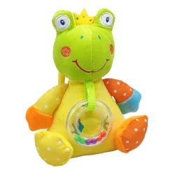 Брязкальце - м'яка іграшка Bambi C20560 з музичним механізмом  Жабка