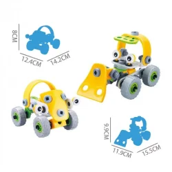 Конструктор Build&Play 2 в 1 "Будівельники" HANYE J-7725, 56 елемента