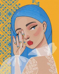 Картина за номерами "Незламна ©mosyakart" Ідейка KHO4907 40х50 см