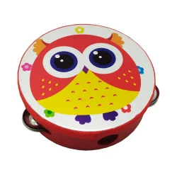 Дерев'яна іграшка Бубон MD 0367-19-27 діаметр 15 см  Сова