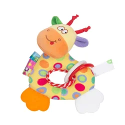 Брязкальце H168251-3ABC тварина м'яка з прорізувачем 18*5*15  Жираф