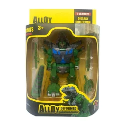 Дитячий трансформер Bambi 3275 робот+динозавр (Зелений)