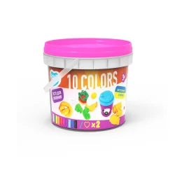 Набір тіста для ліплення "Відерце міні для дівчаток" TM Lovin 41153