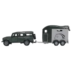 Ігровий набір - LAND ROVER (з причіпом і фігурками коней)