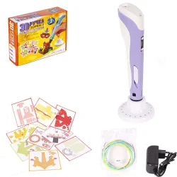 3D Ручка (3DPEN-3) - 3 NEW з трафаретами DX008 Фіолетовий