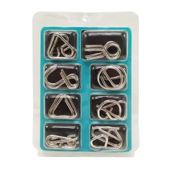 Набір металевих головоломок  2088F-G, 8 шт Бірюзовий