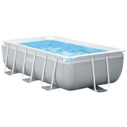 Басейн каркасний INTEX 26784 прямокут, 300Х175Х80 см, 3539 л, фільтр-насос, сходи,