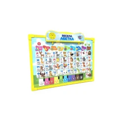 Інтерактивна дошка "Абетка" Limo Toy SK 0020 двухстороння Укр Жовтий
