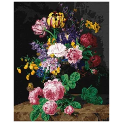 Картина за номерами  "Квітковий аромат" ©Henriette Geertruida Knip Ідейка KHO2048 40х50 см
