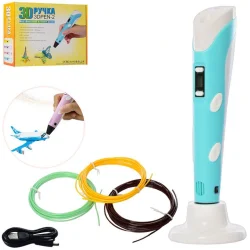 3D Ручка -2 DX006 із LED екраном Бірюзовий