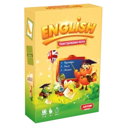 Навчальна настільна гра Лото "ENGLISH" 0796 ілюстрована