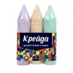 Крейда "Олівець" 50123, 3 штуки