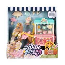 Ігровий набір WILD MANES - ЧАЙНІ ПОСИДЕНЬКИ З КОНЯЧКОЮ ЧЕРІ (возик, аксес.)
