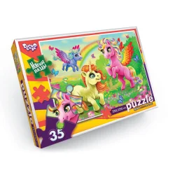М'які пазли "Казкові єдинороги" S35-10-13, 35 елементів
