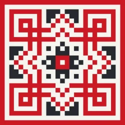 Картина за номерами "Український орнамент" 13040-AC 30х30 см