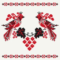 Картина за номерами "Весільний орнамент" 13037-AC 30х30 см