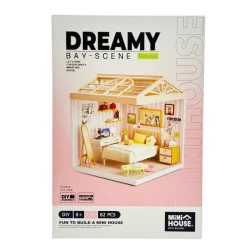 Конструктор-румбокс MINI HOUSE серії "Інтер'єр" – СПАЛЬНЯ (світло)