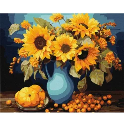 Картина за номерами "Соняшникова гармонія" KHO3264 40х50см                                        