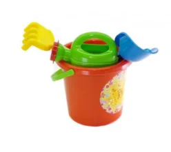Ігровий набір для пісочниці №1 013555 з відерцем  Помаранчевий