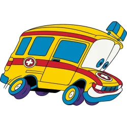 Розпис по полотну "Швидка допомога" Art Craft 15069-AC 25х30 см                                                      