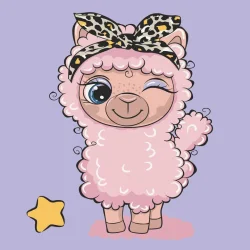 Картина за номерами "Лама" Art Craft 15089-AC 30х30 см                                                                  