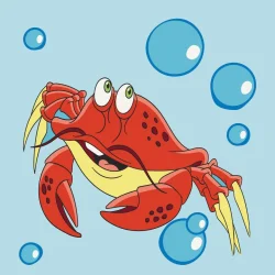 Картина за номерами "Краб" Art Craft 15098-AC 30х30 см                                                               