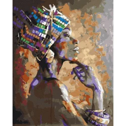 Картина за номерами "Відьма" Brushme BS43612 40x50 см