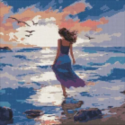 Алмазна мозаїка "Прекрасна стихія" AMO7965 40х40см