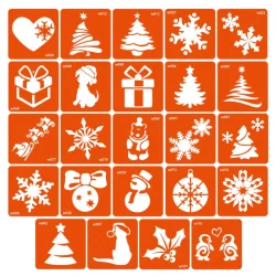 Набір трафаретів для біо-тату «W - зима» w-simple_24_1