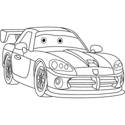 Розпис по полотну "Спортивна машинка" 15119-AC 25х30 см