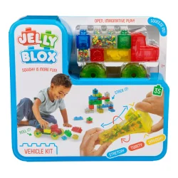 Сенсорний конструктор JELLY BLOX - МАШИНКА ВРУМ-ВРУМ!
