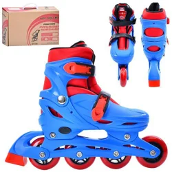 Ролики розсувні дитячі A4151-M-BL розмір (35-38)