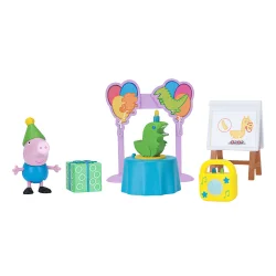 Ігровий набір Peppa - ДЕНЬ НАРОДЖЕННЯ ДЖОРДЖА (фігурка Джорджа, аксесуари)