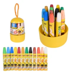 Набір дитячої воскової крейди CE150407 у наборі 12 кольорів