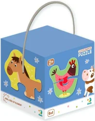 Дитячий пазл Домашні тварини DoDo 300152, 2-3-4 елемента